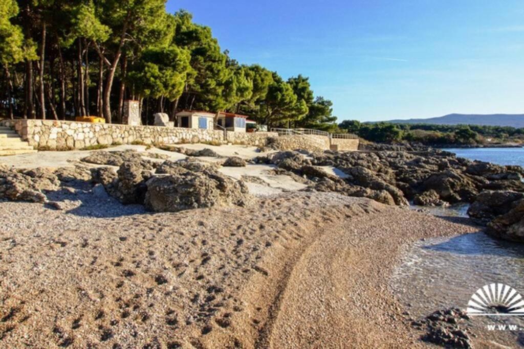House Near Sea Coast With Surrounding Krk Town
