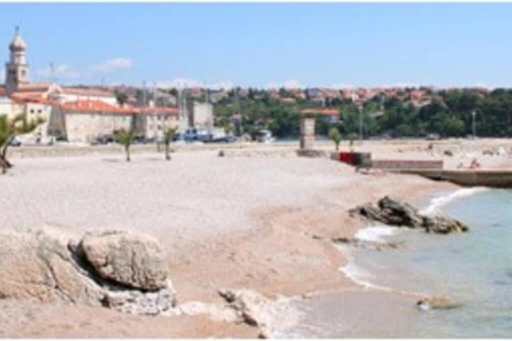 House Near Sea Coast With Surrounding Krk Town